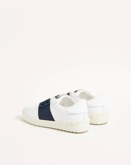 Valentino Calfskin Open Sneaker  bule