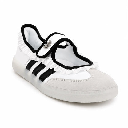 Adidas Samba Jane Frill Ruffle White Black
