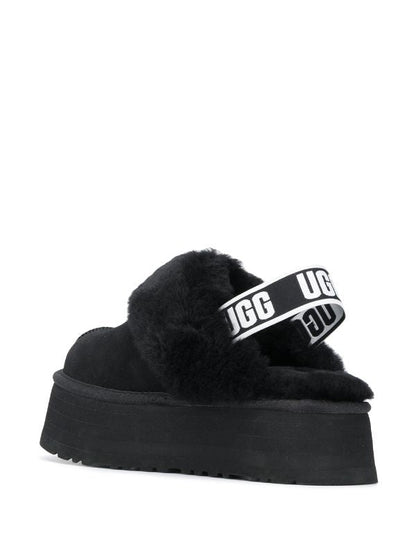 UGG faux fur slingback mules