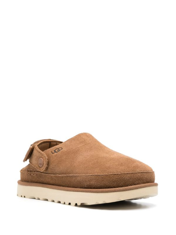 UGG Goldenstar suede flatform clogs