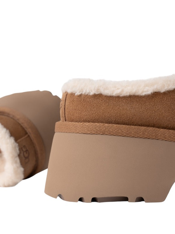 UGG New Heights Cozy Clog ‘Chestnut’