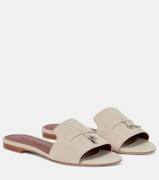 Loro Piana Suede Summer Beige Cut