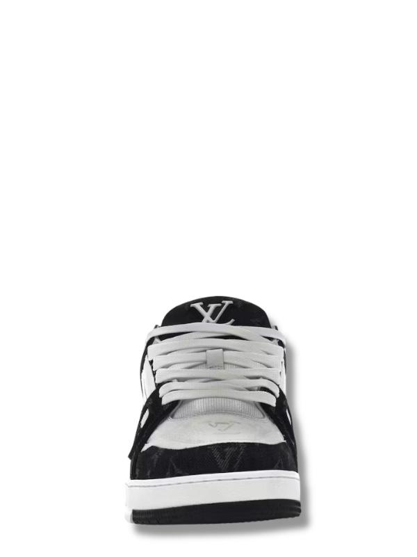 louis vuitton LV Trainer White Black