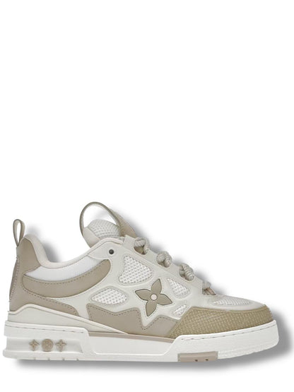 louis vuitton lv skate beige white