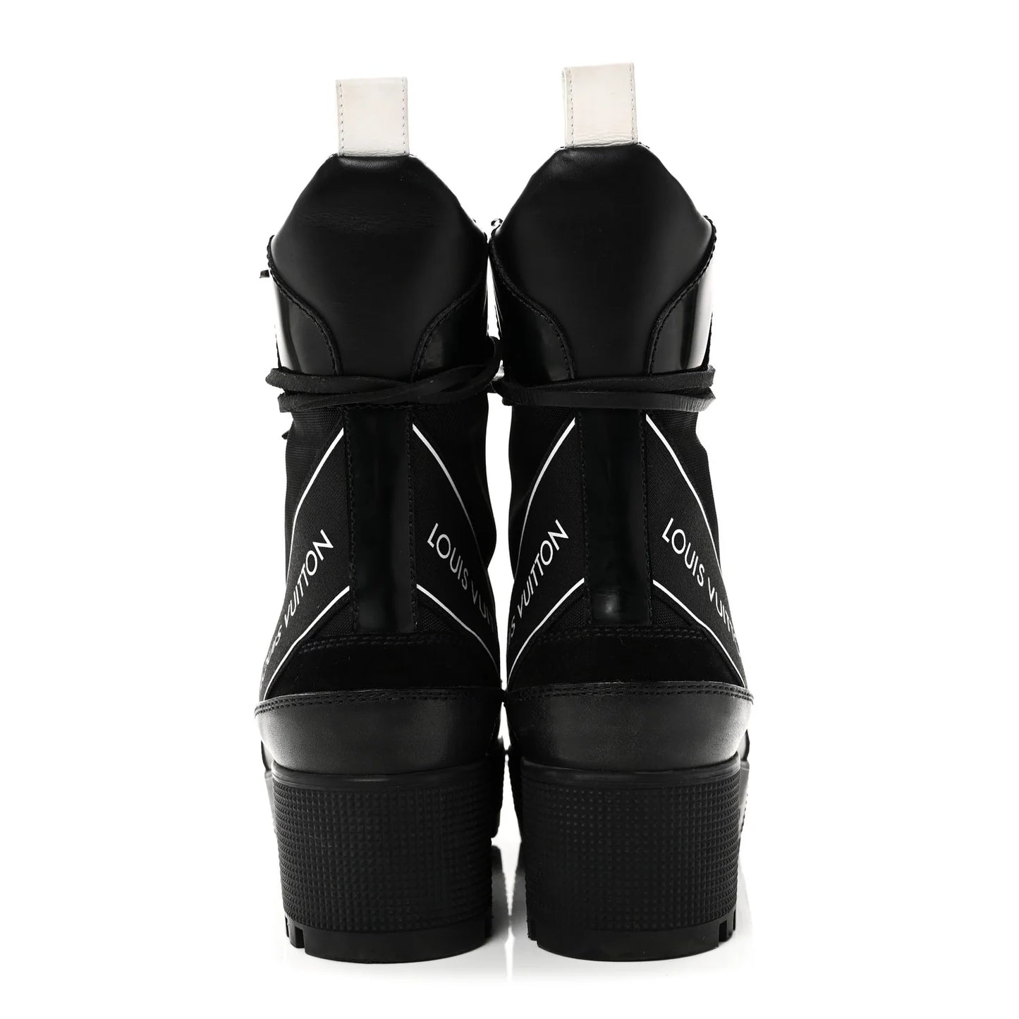 Louis Vuitton Suede Calfskin Mesh Logo Laureate Platform