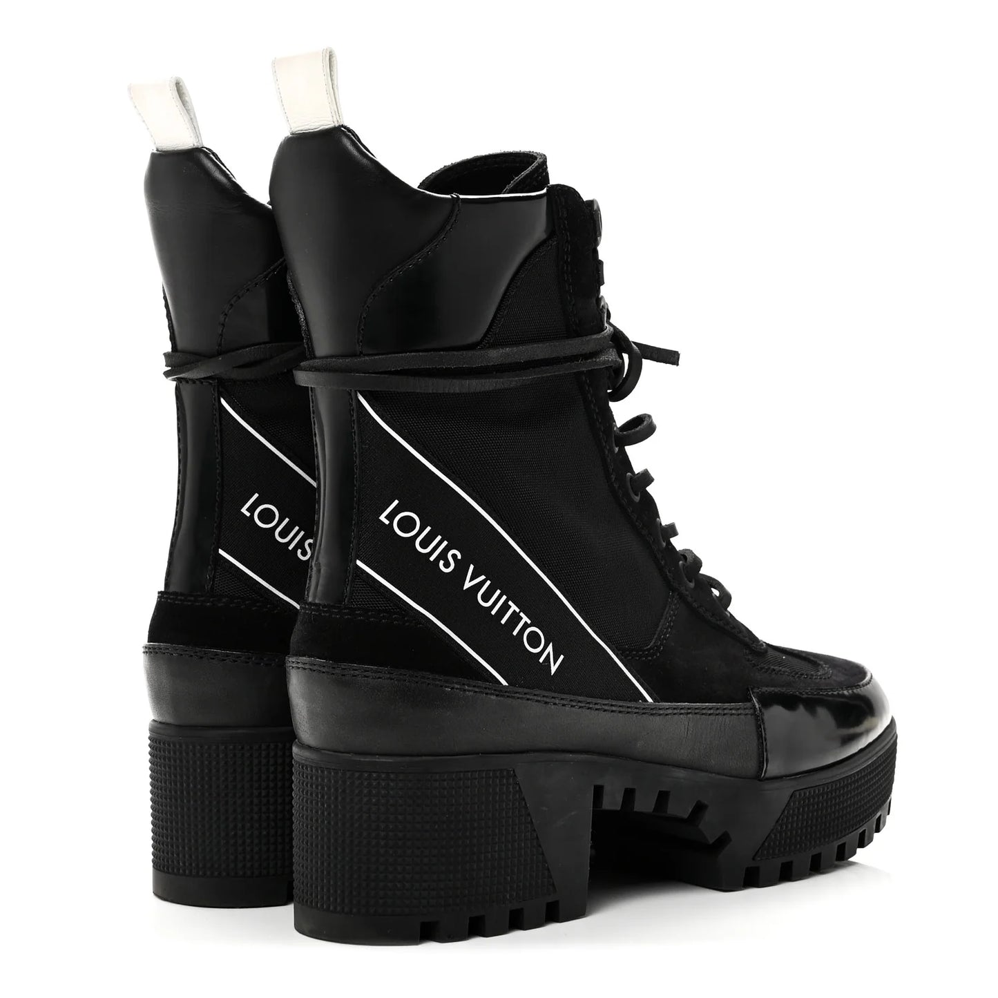 Louis Vuitton Suede Calfskin Mesh Logo Laureate Platform