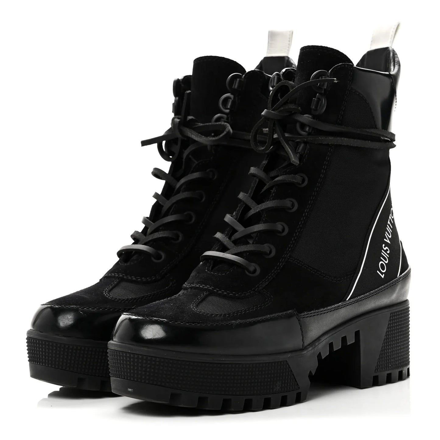 Louis Vuitton Suede Calfskin Mesh Logo Laureate Platform