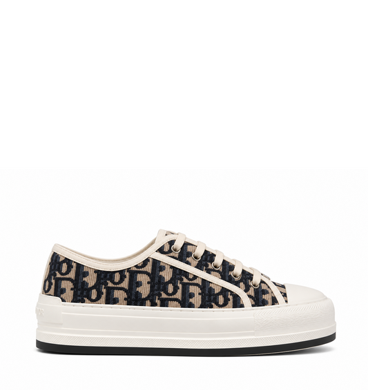 Dior Women's Walk'n'Dior Platform Embroidered Cotton Deep