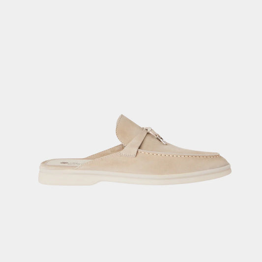 LORO PIANA Babouche Charms Walk Loafers Suede