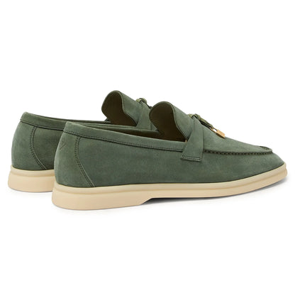 Loro Piana Suede Summer Green
