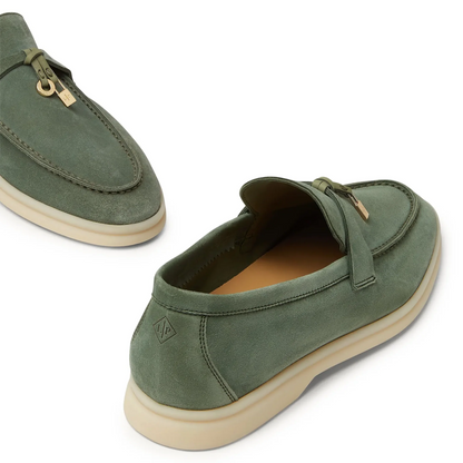Loro Piana Suede Summer Green