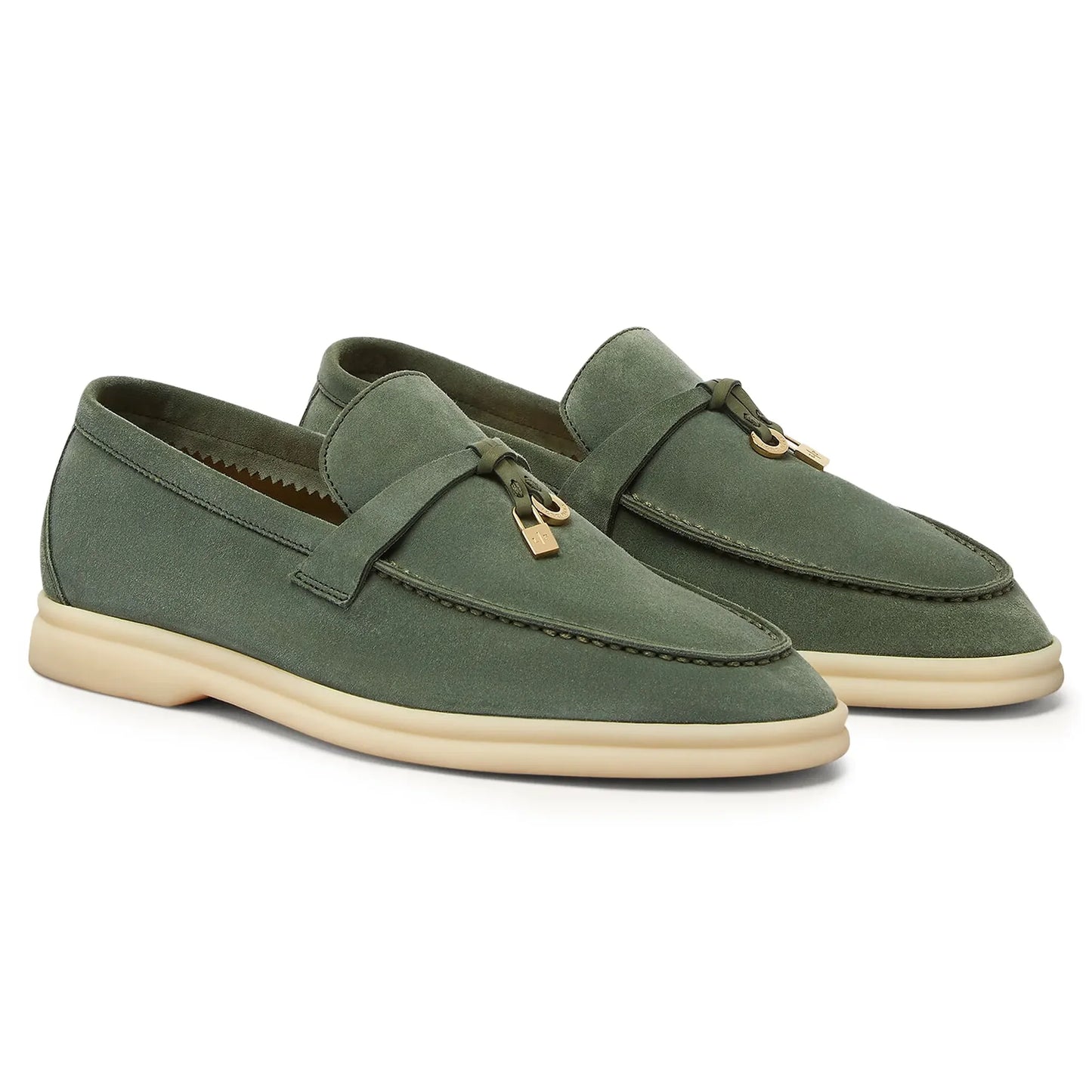 Loro Piana Suede Summer Green