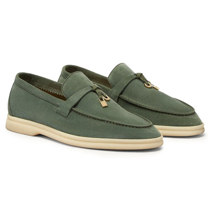 Loro Piana Suede Summer Green