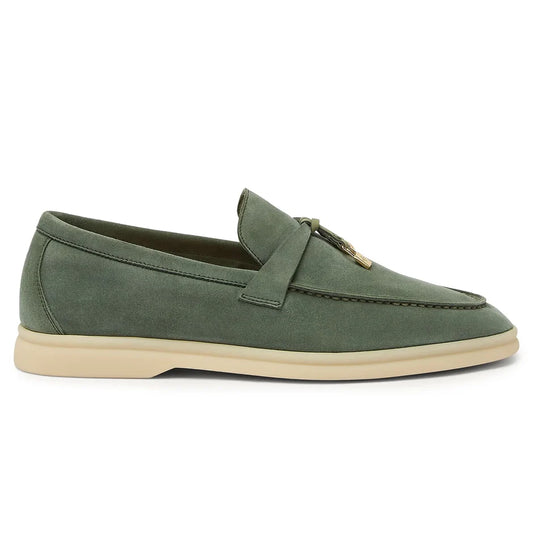 Loro Piana Suede Summer Green