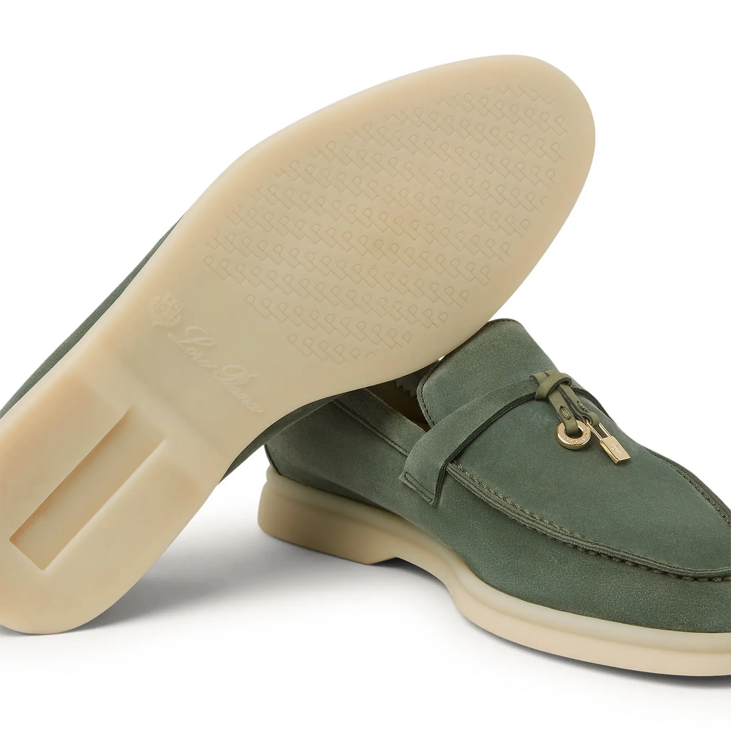 Loro Piana Suede Summer Green