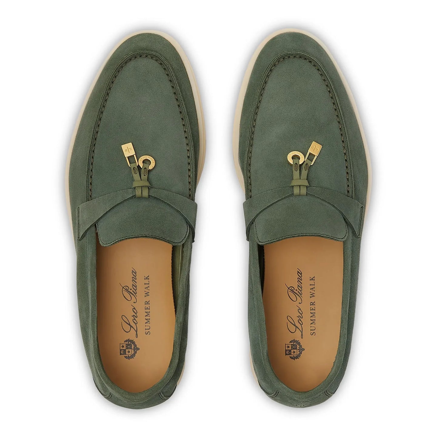 Loro Piana Suede Summer Green