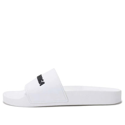 Balenciaga Pool Slide White Black